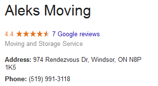 Aleks Moving – Location