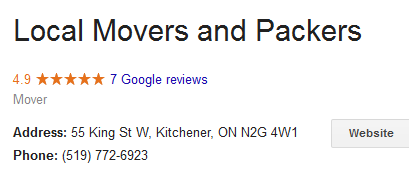Local Packers and Movers – Location