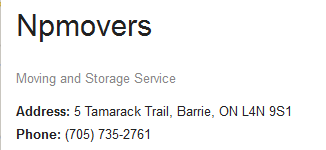 Npmovers – Location