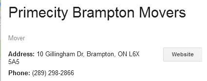 Primecity Brampton Movers