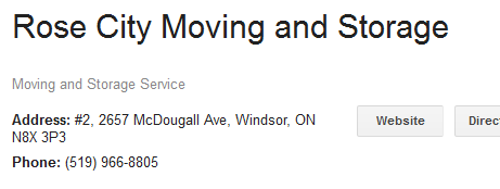 Rose City Moving and Storage - Location