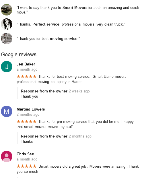 Smart Movers – Moving reviews