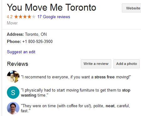 You Move Me – Location and ratings
