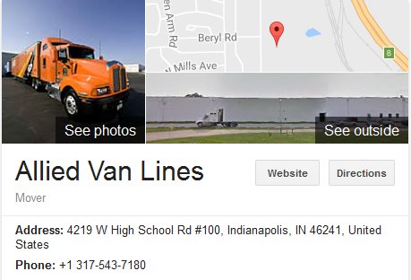 Allied Van Lines – US location