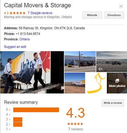 Capital Movers and Storage