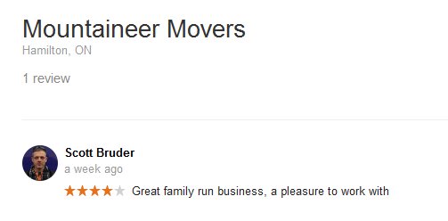 Mountaineer Movers – Moving review