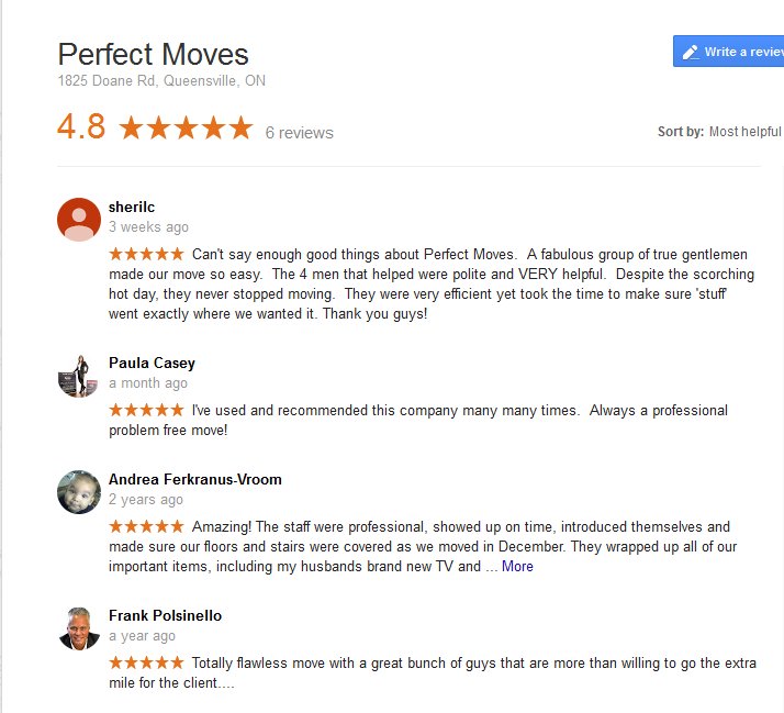Perfect Moves – Moving reviews