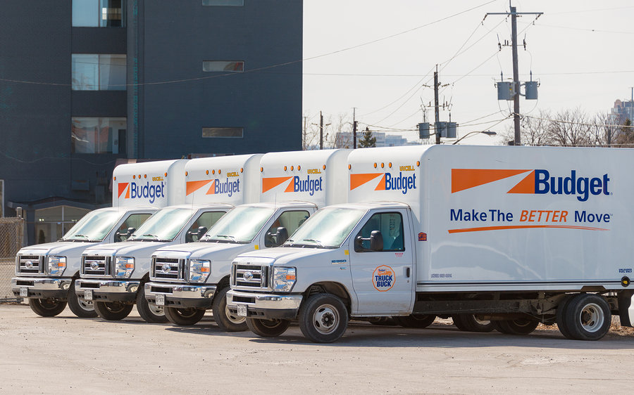 Budget is one of the largest moving truck rental companies