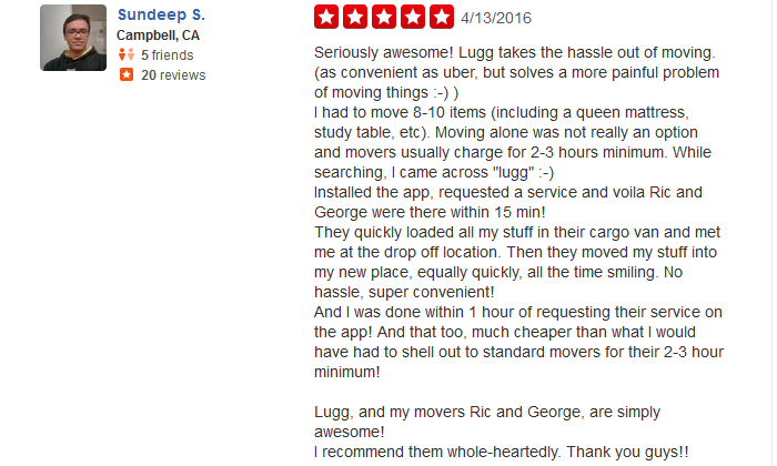 Lugg – Moving company review