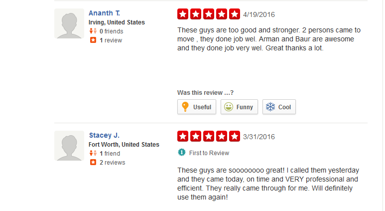 Expert City Movers - Moving reviews