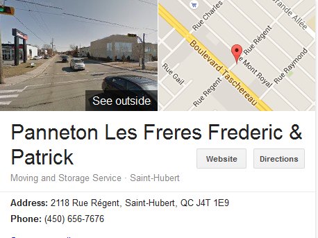 Les Freres Frederic & Patrick Panneton – Location