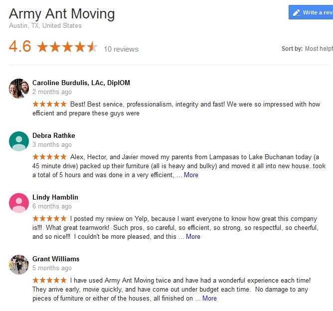Army Ant Moving – Moving reviews