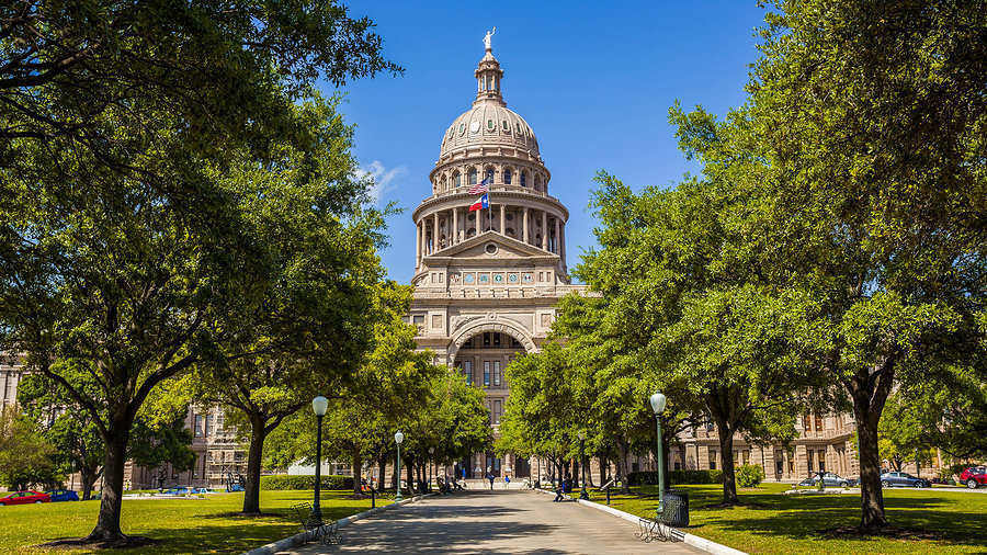 Texas State Capitol Building in Austin is an impressive sight in the city’s landscape