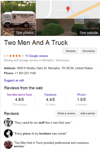 Two Men and a Truck – Location