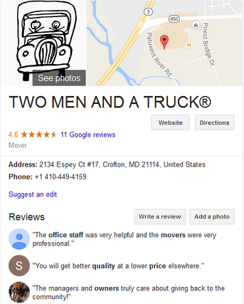 Two Men and a Truck – Location
