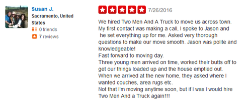 Two Men and a Truck – Moving review