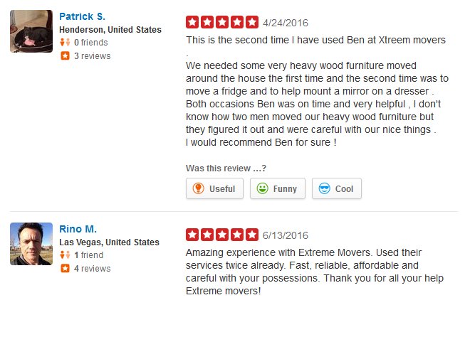 Xtreme Movers – Moving reviews