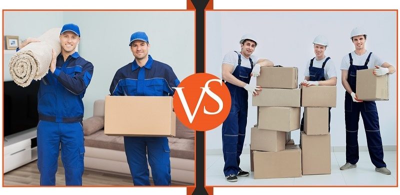 Choose a moving package with 2 or 3 movers based on the size of your move and save time and money.